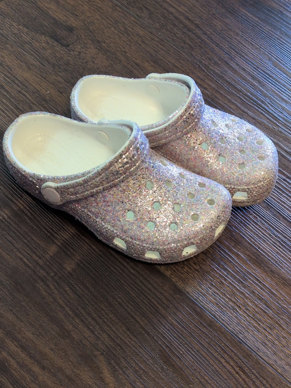 Kids Glitter Clogs - Sparkling